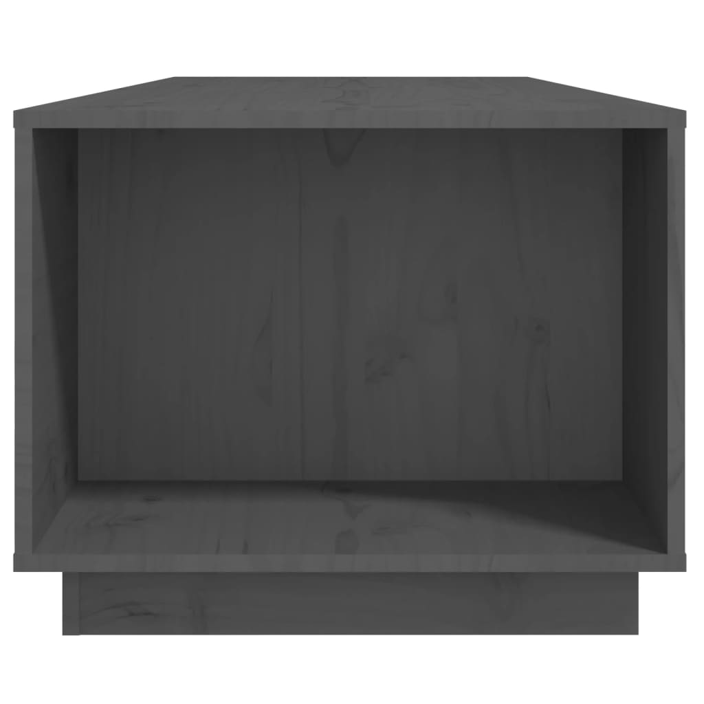 Table basse Gris 110x50x40 cm Bois massif de pin - Tables basses