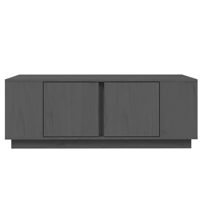 Table basse Gris 110x50x40 cm Bois massif de pin - Tables basses