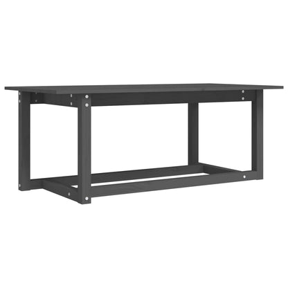 Table basse Gris 110x55x45 cm Bois massif de pin - Tables basses