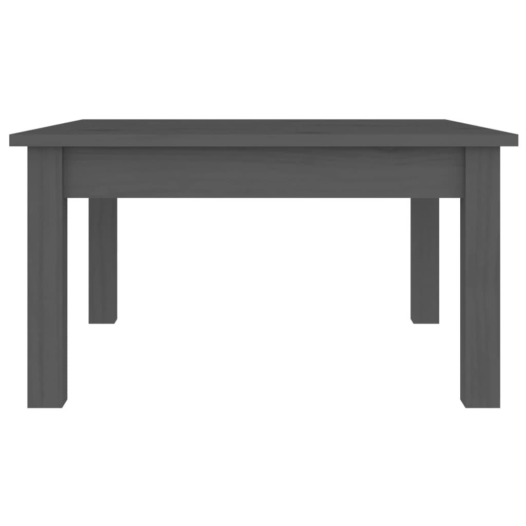 Table basse Gris 55x55x30 cm Bois massif de pin - Tables basses