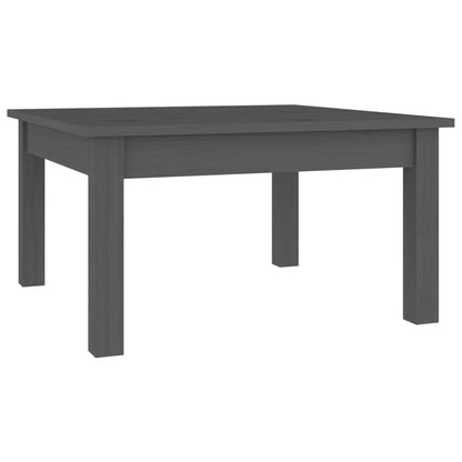 Table basse Gris 55x55x30 cm Bois massif de pin - Tables basses