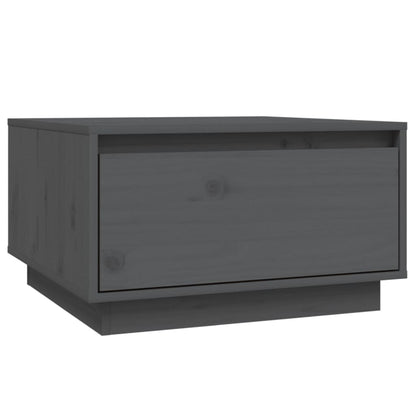 Table basse Gris 55x56x32 cm Bois massif de pin - Tables basses