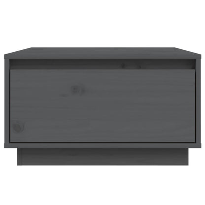 Table basse Gris 55x56x32 cm Bois massif de pin - Tables basses
