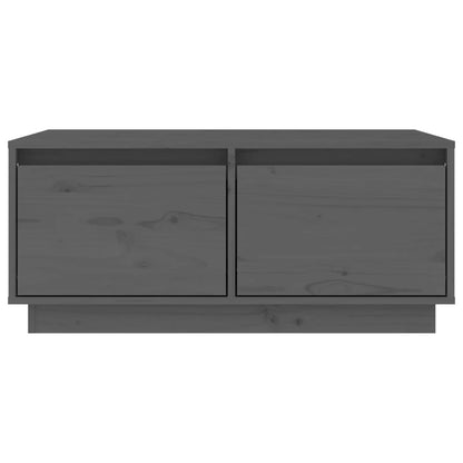 Table basse Gris 80x50x35 cm Bois massif de pin - Tables basses