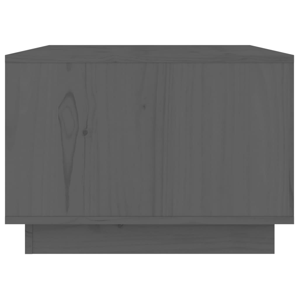 Table basse Gris 80x50x35 cm Bois massif de pin - Tables basses