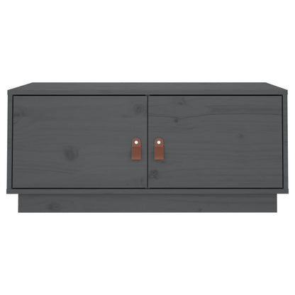 Table basse Gris 80x50x35 cm Bois massif de pin - Tables basses