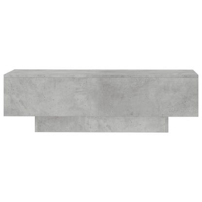 Table basse gris béton 100x49,5x31 cm bois d’ingénierie - Tables basses