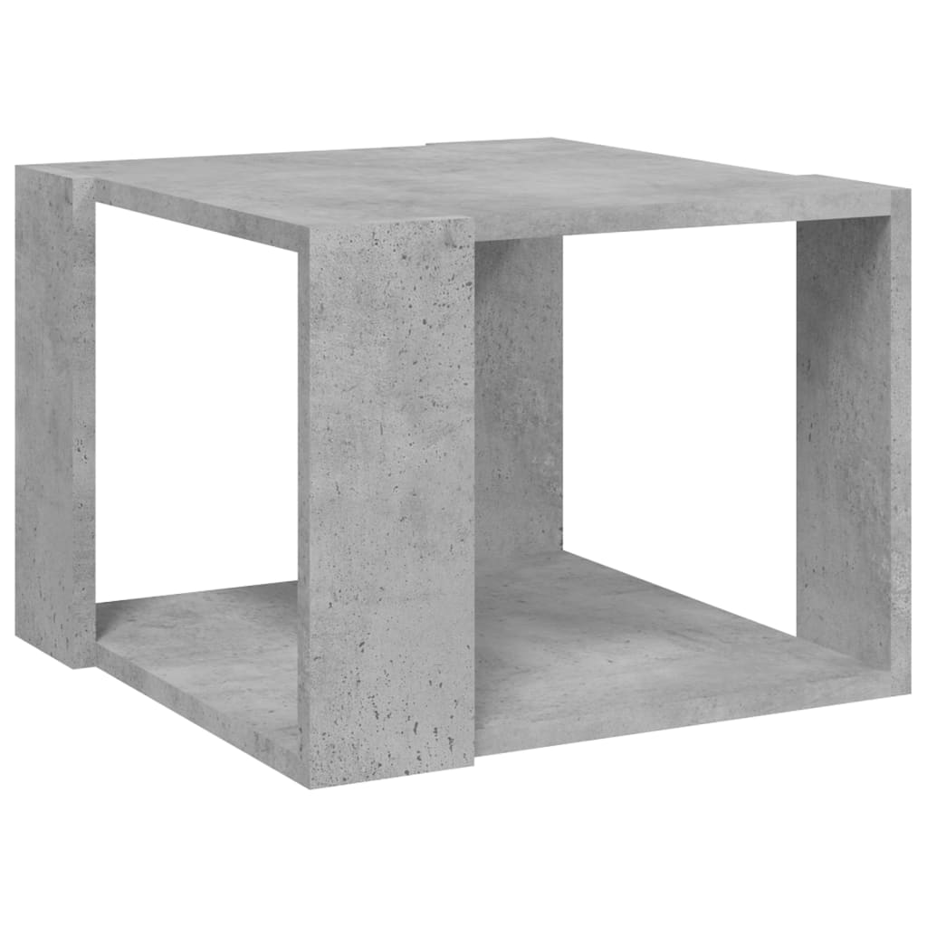 Table basse Gris béton 40x40x30 cm Bois d’ingénierie - Tables basses