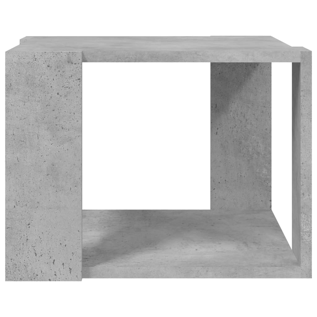 Table basse Gris béton 40x40x30 cm Bois d’ingénierie - Tables basses