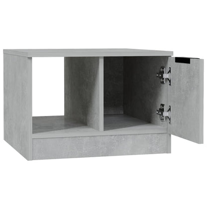 Table basse gris béton 50x50x36 cm bois d’ingénierie - Tables basses