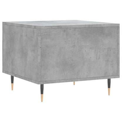 Table basse gris béton 50x50x40 cm bois d’ingénierie - Tables basses