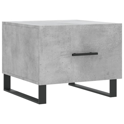 Table basse gris béton 50x50x40 cm bois d’ingénierie - Tables basses