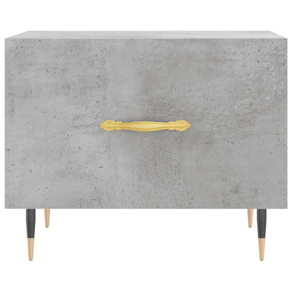 Table basse gris béton 50x50x40 cm bois d’ingénierie - Tables basses