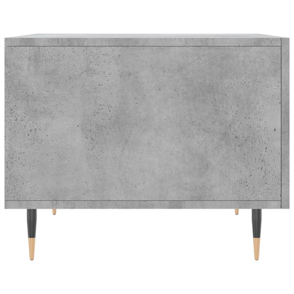 Table basse gris béton 50x50x40 cm bois d’ingénierie - Tables basses