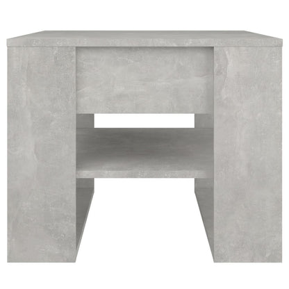 Table basse gris béton 55,5x55x45 cm bois d’ingénierie - Tables basses