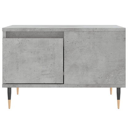 Table basse gris béton 55x55x36,5 cm bois d’ingénierie - Tables basses