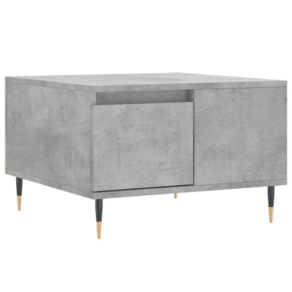 Table basse gris béton 55x55x36,5 cm bois d’ingénierie - Tables basses