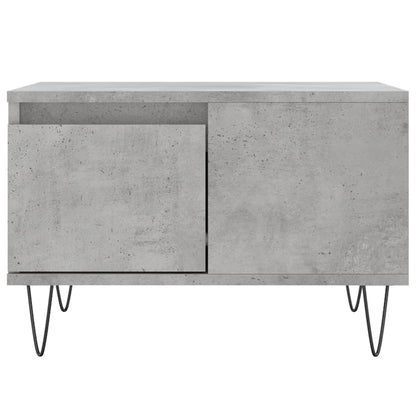 Table basse gris béton 55x55x36,5 cm bois d’ingénierie - Tables basses