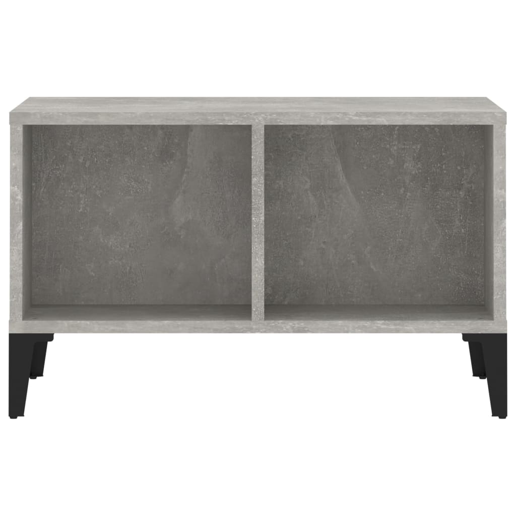 Table basse Gris béton 60x50x36,5 cm Bois d’ingénierie - Tables basses