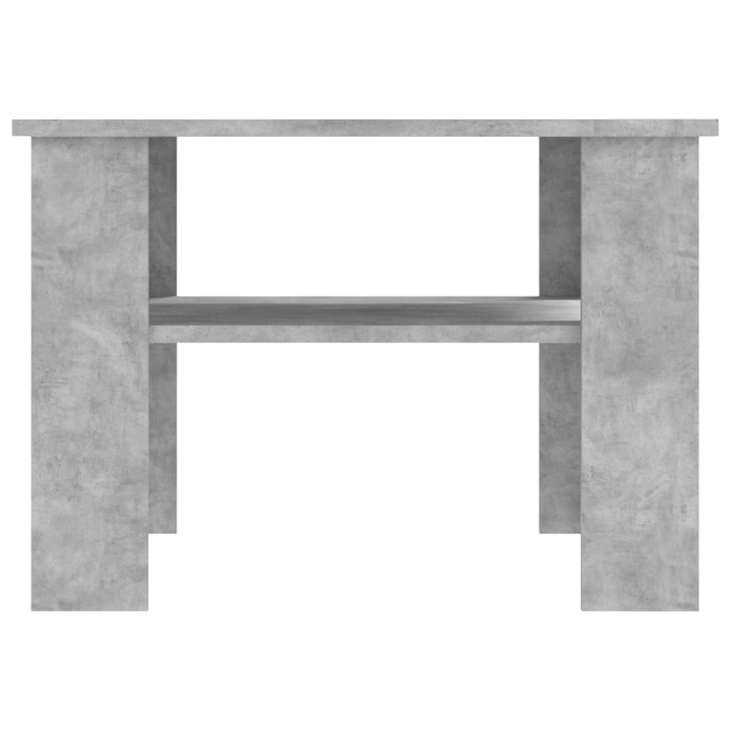 Table basse Gris béton 60x60x42 cm Bois d’ingénierie - Tables basses