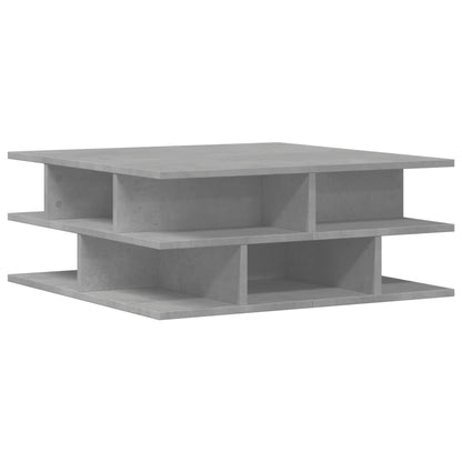 Table basse gris béton 70x70x29 cm bois d’ingénierie - Tables basses