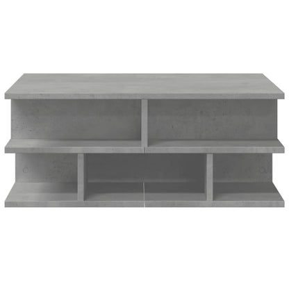 Table basse gris béton 70x70x29 cm bois d’ingénierie - Tables basses