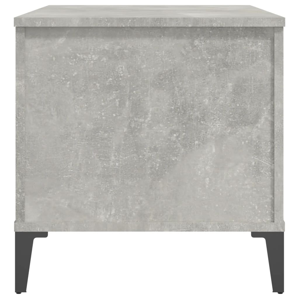 Table basse Gris béton 90x44,5x45 cm Bois d’ingénierie - Tables basses