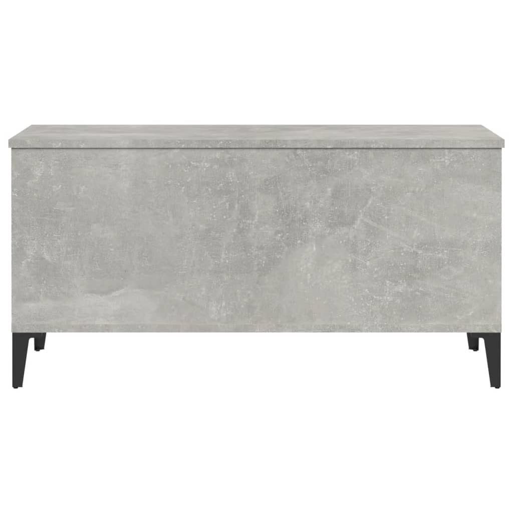 Table basse Gris béton 90x44,5x45 cm Bois d’ingénierie - Tables basses