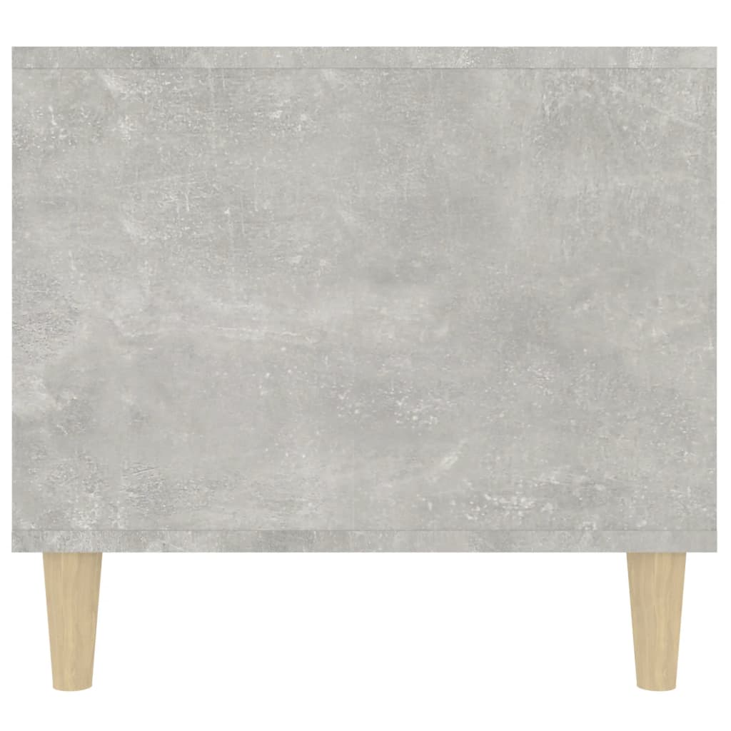 Table basse Gris béton 90x49x45 cm Bois d’ingénierie - Tables basses