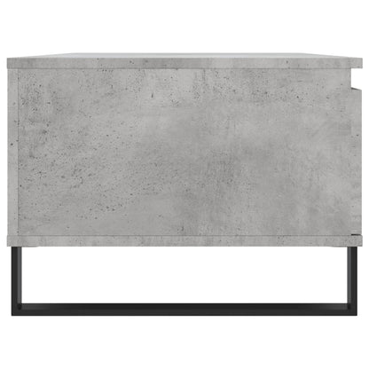 Table basse Gris béton 90x50x36,5 cm Bois d’ingénierie - Tables basses