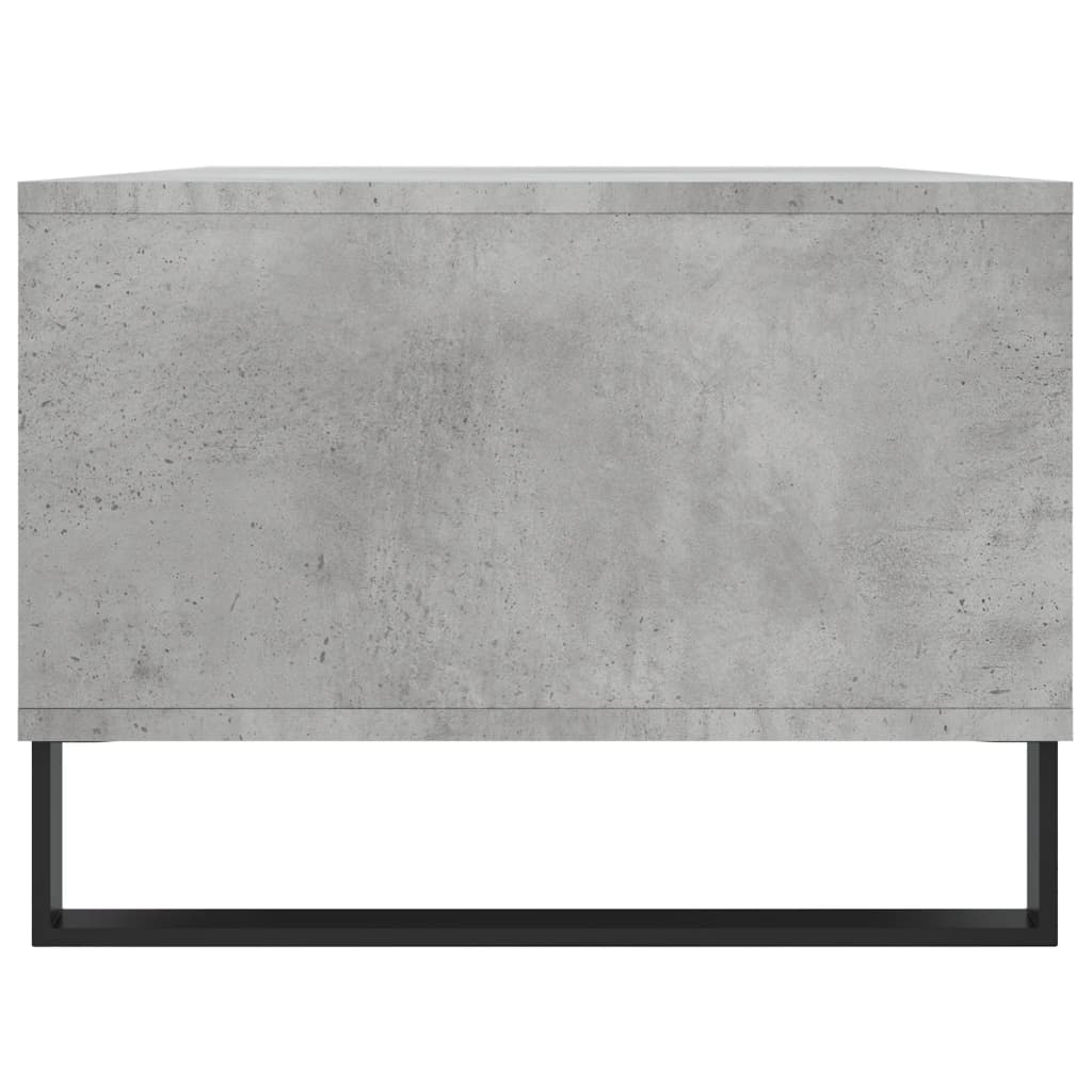 Table basse Gris béton 90x50x36,5 cm Bois d’ingénierie - Tables basses