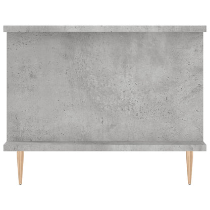 Table basse gris béton 90x50x40 cm bois d’ingénierie - Tables basses