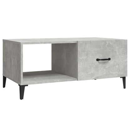 Table basse gris béton 90x50x40 cm bois d’ingénierie - Tables basses