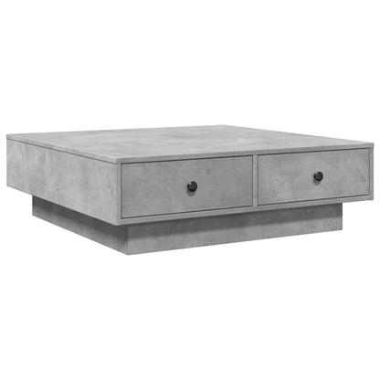 Table basse Gris béton 90x90x28 cm Aggloméré - Tables basses
