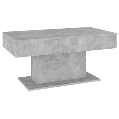 Table basse gris béton 96x50x45 cm bois d’ingénierie - Tables basses