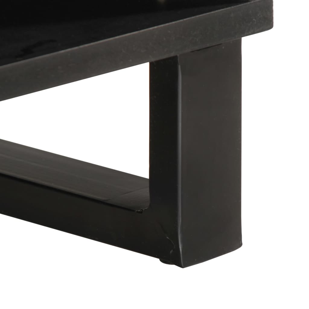 Table basse marron 80x51x40 cm bois de massif manguier - Tables basses