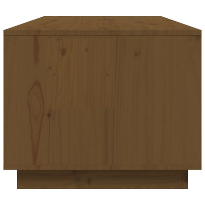 Table basse Marron miel 100x50x41 cm Bois massif de pin - Tables basses