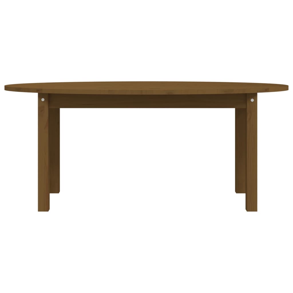 Table basse Marron miel 110x55x45 cm Bois massif de pin - Tables basses