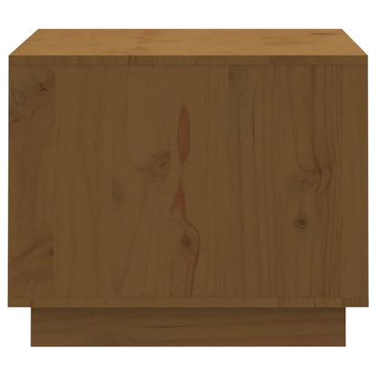 Table basse Marron miel 120x50x40,5 cm Bois massif de pin - Tables basses