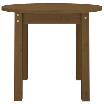 Table basse Marron miel Ø 55x45 cm Bois massif de pin - Tables basses