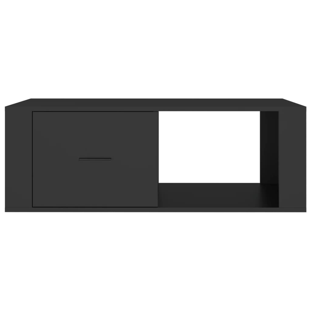 Table basse Noir 100x50,5x35 cm Bois d’ingénierie - Tables basses