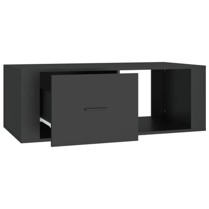 Table basse Noir 100x50,5x35 cm Bois d’ingénierie - Tables basses