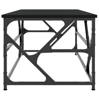 Table basse Noir 100x50x40 cm Bois d’ingénierie - Tables basses
