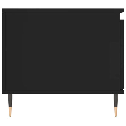 Table basse Noir 100x50x45 cm Bois d’ingénierie - Tables basses