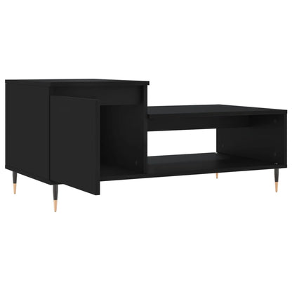 Table basse Noir 100x50x45 cm Bois d’ingénierie - Tables basses
