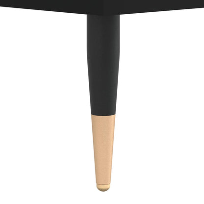 Table basse Noir 100x50x45 cm Bois d’ingénierie - Tables basses