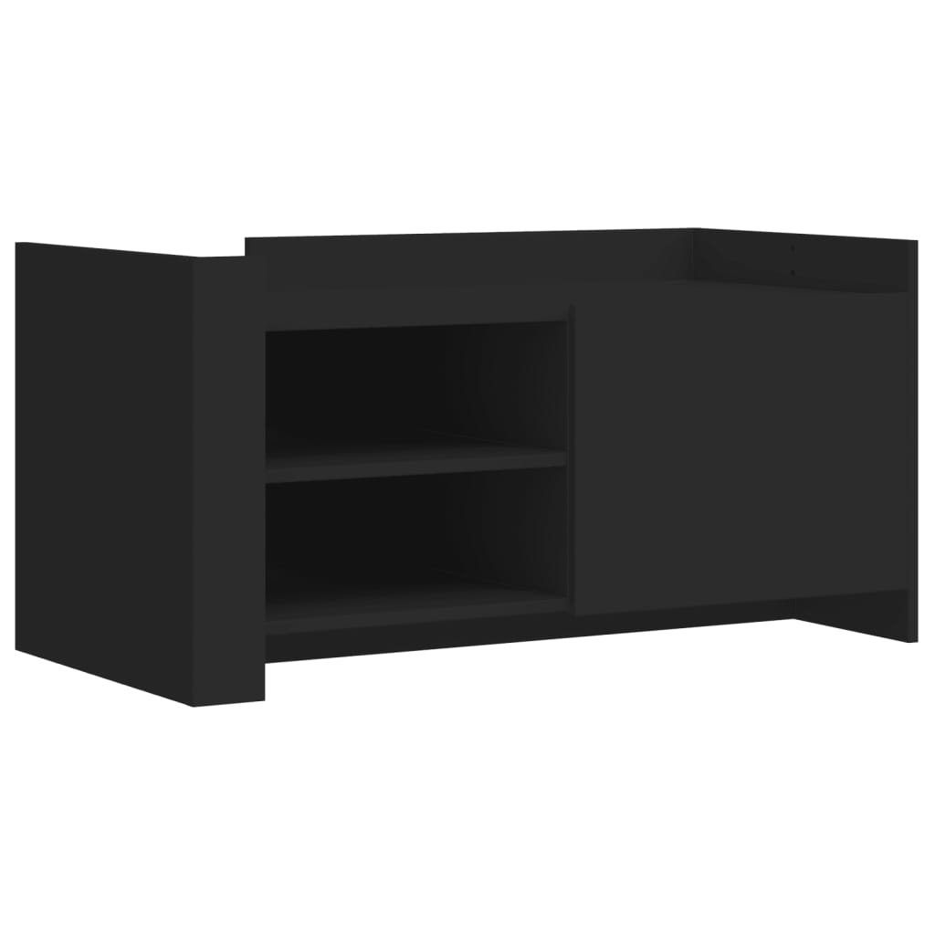 Table basse noir 100x50x50 cm bois d’ingénierie - Tables basses