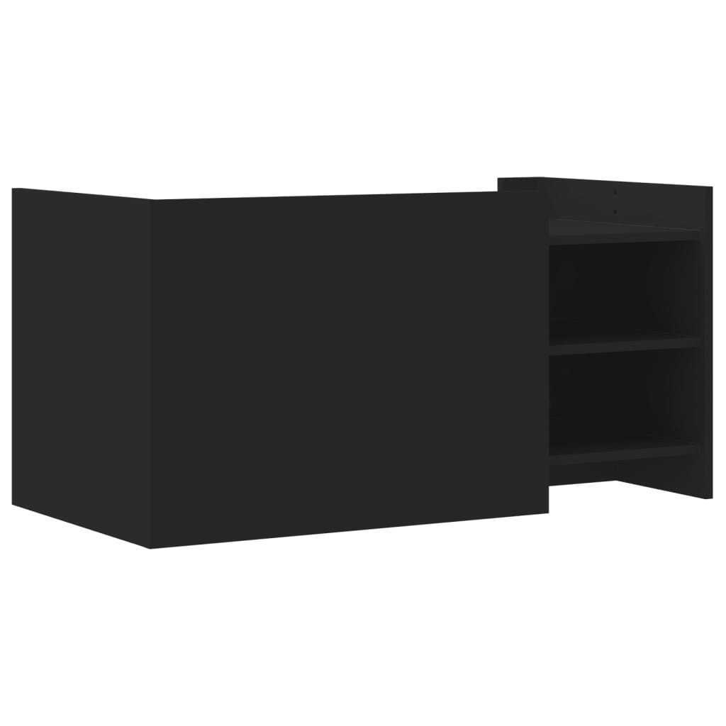 Table basse noir 100x50x50 cm bois d’ingénierie - Tables basses