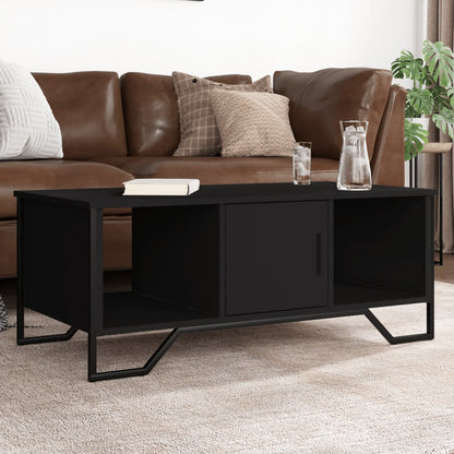 Table basse noir 100x51x40 cm bois d’ingénierie - Tables basses