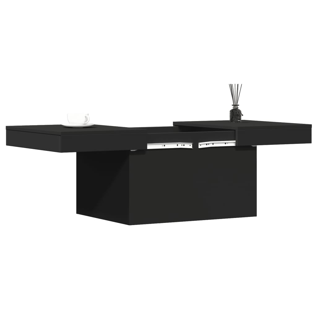 Table basse noir 100x55x40 cm bois d’ingénierie - Tables basses